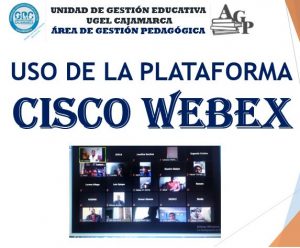 III JORNADA DIRECTORES-DOCENTES-Manejo de Plataforma CISCO Webex