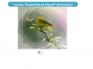 CUENTO: «EL PONCHITO DE PIRGUSH»