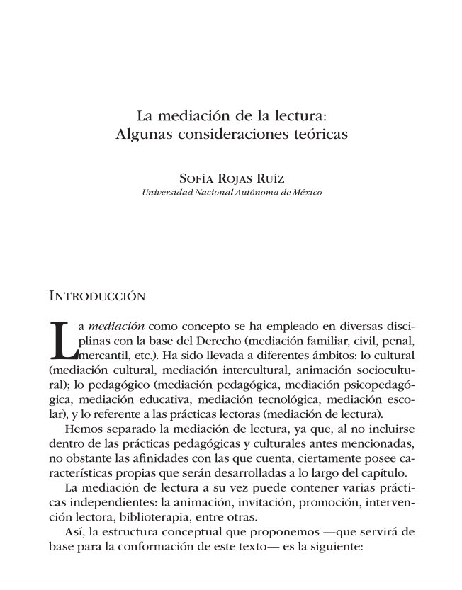 FORMACIÓN DE LECTORES