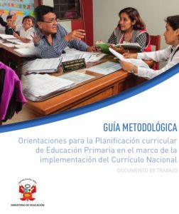 GUÍA METODOLÓGICA PARA LA PLANIFICACIÓN CURRICULAR