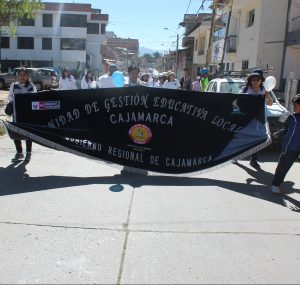 UGEL Cajamarca participa en Pasacalle “Juntos por la Inclusión Educativa”