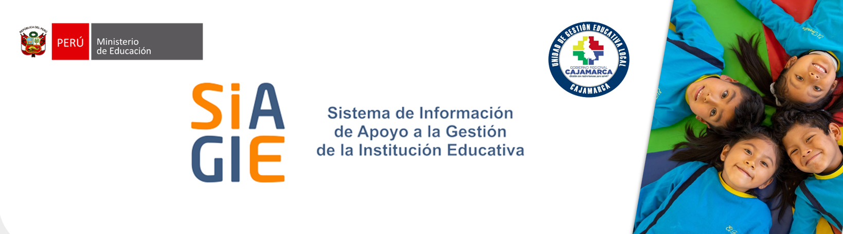 La Unidad de Gestión Educativa Local Cajamarca los invita a participar de la Jornada de Capacitaciones programadas del 22 al 25 de enero del presente año, denominadas “Apertura y Configuración del Año Escolar 2024 en la plataforma SIAGIE”, dirigidas a Directores y Responsables de SIAGIE de las Instituciones Educativas de nuestra jurisdicción; según cronograma establecido el OFICIO MULTIPLE N° 005-2023-GR-CAJ/DRE/UGEL-CAJ/O.DIR.
