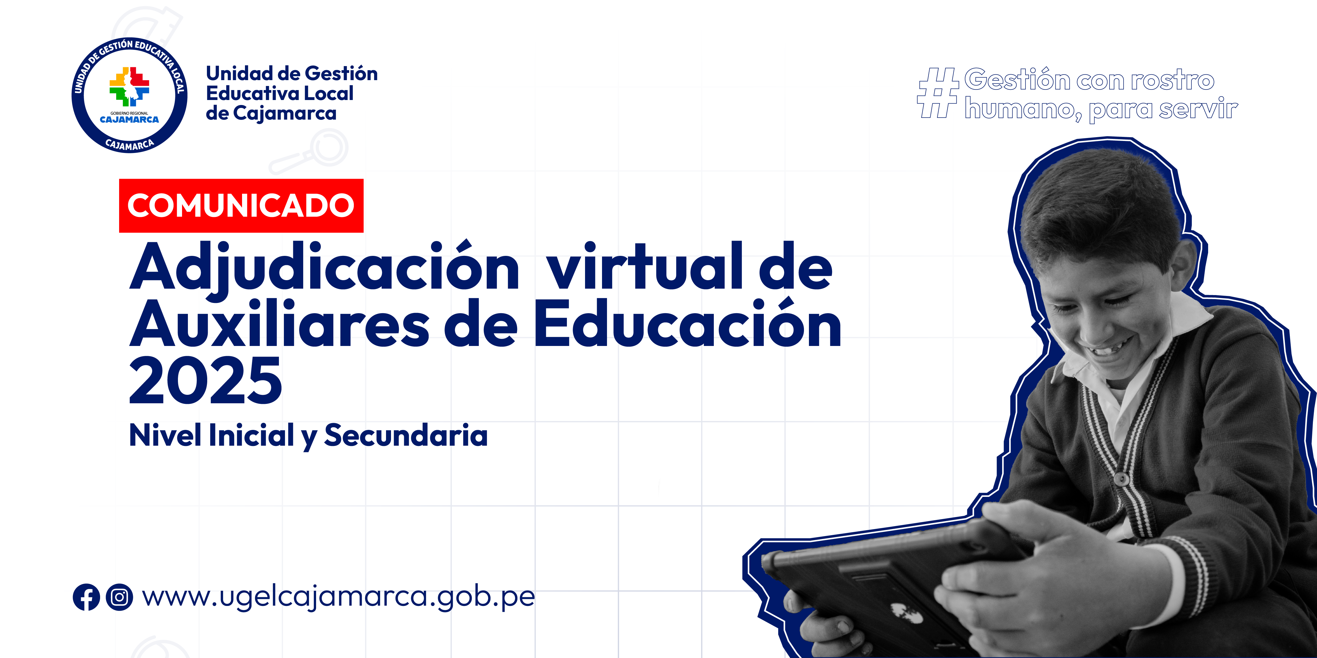 Adjudicación  virtual de Auxiliares de Educación 2025 – Nivel Inicial y Secundaria