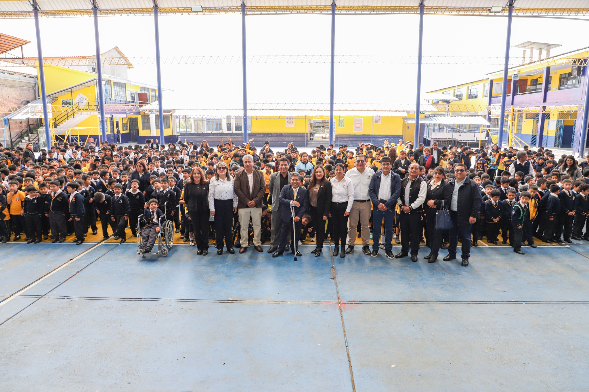 Inicia estudio de preinversión para el mejoramiento de la I.E. San Marcelino Champagnat en coordinación con el Gobierno Regional